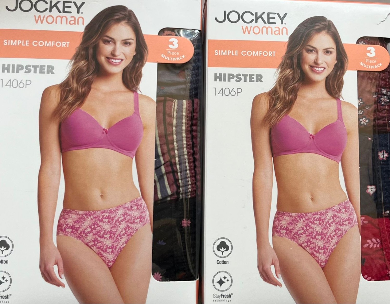 JOCKEY PRINT PANTIES FOR WOMEN (1406P)6pcs