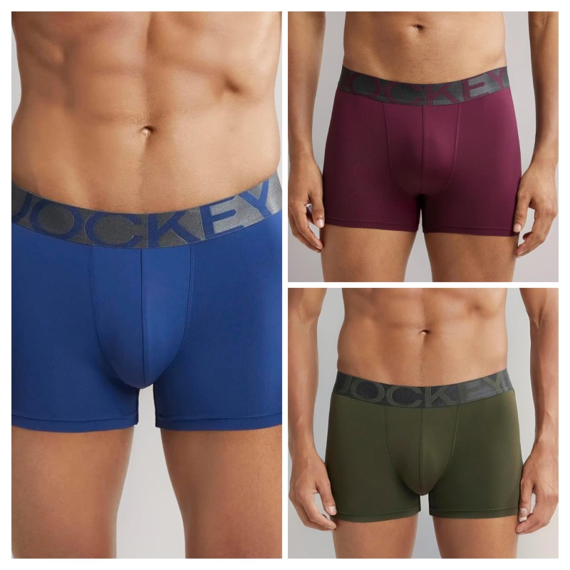 JOCKEY IC 28 PLAIN TRUNKS(3pcs)