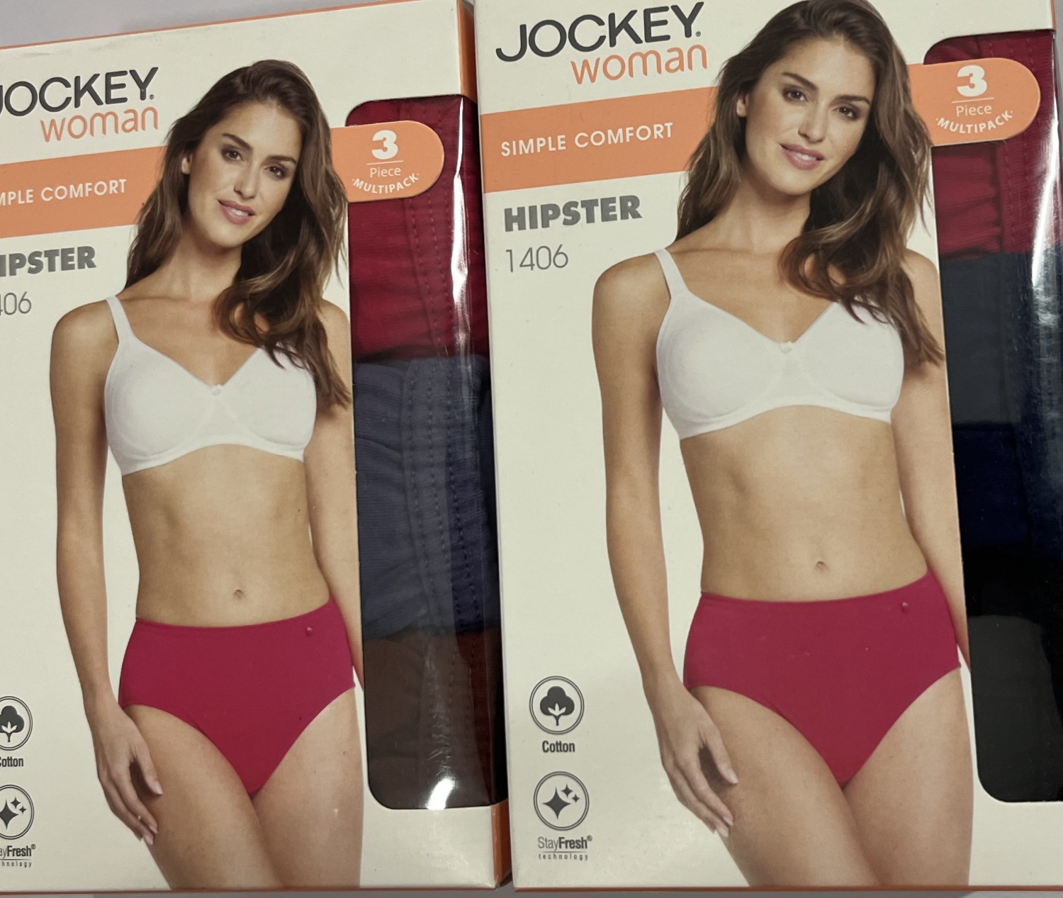 JOCKEY PLAIN PANTIES FOR WOMEN (1406)6 PCS